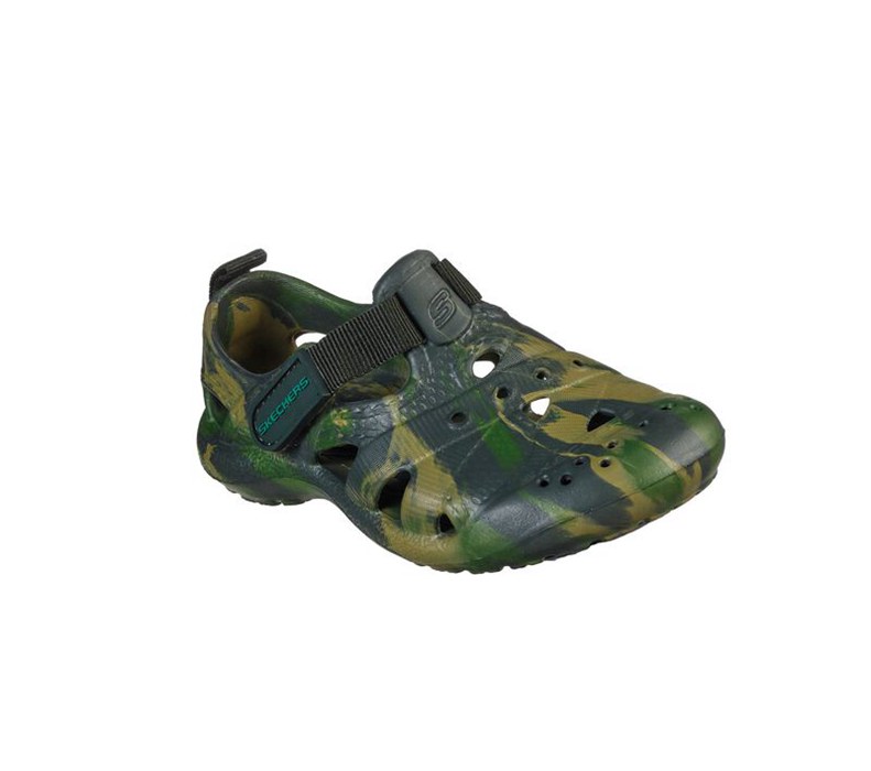 Skechers Pojkar Camo Sandaler - Cali Gear: Koolers - Sverige (TUREI-6537)
